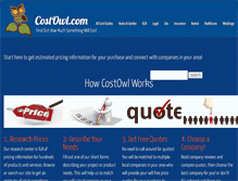 Tablet Screenshot of costowl.com